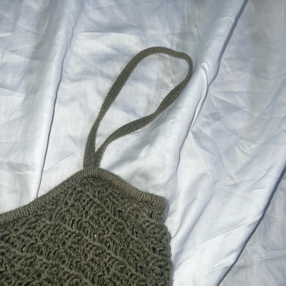 Abercrombie & Fitch Green Knit Tank Top - Picture 5 of 7